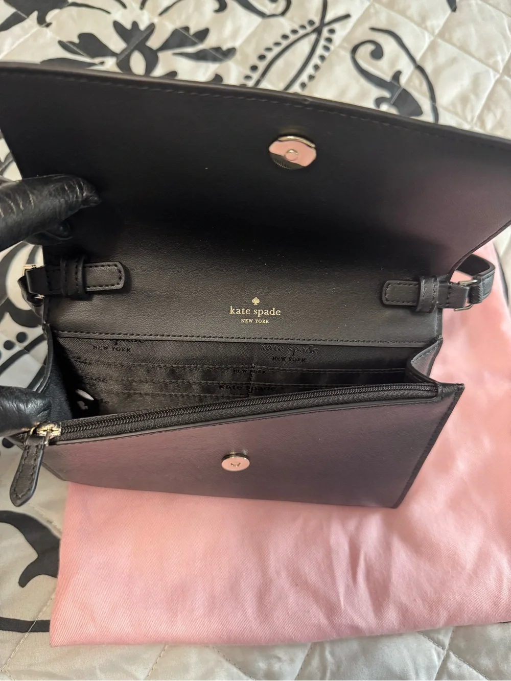 Kate Spade Black Crossbody handbag purse
